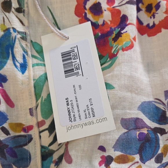 Johhny Was NWTs Linen Skirt - Picture 8 of 8